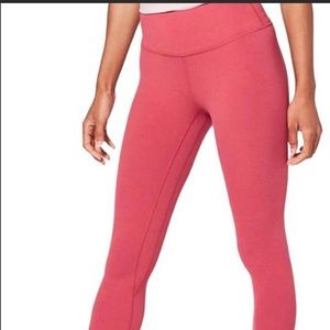 Lululemon Align II 25” Vintage Rose Sz 4